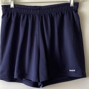 Reebok Blue Athletic Shorts Lightweight Performance Fit